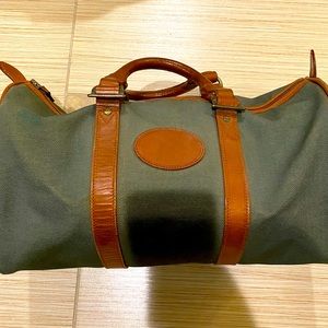 W&H Gidden London Canvas, Leather, Tartan Duffer bag or Weekender Vintage